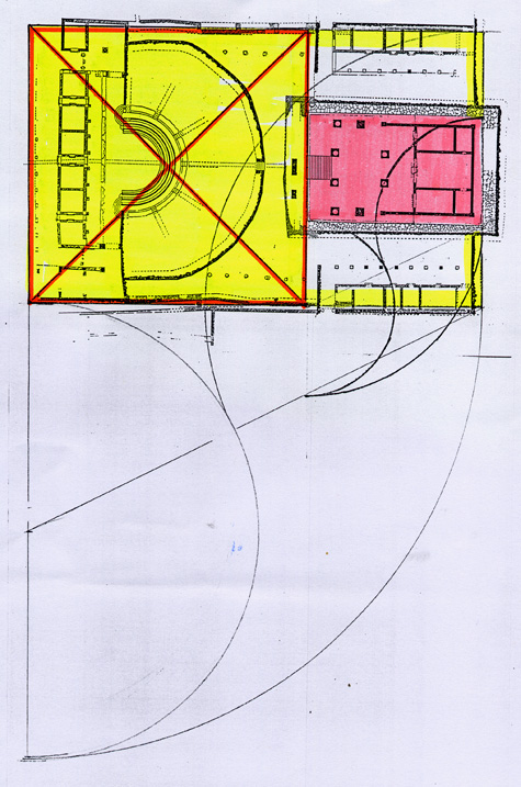 21) Pianta gen tempio teatro