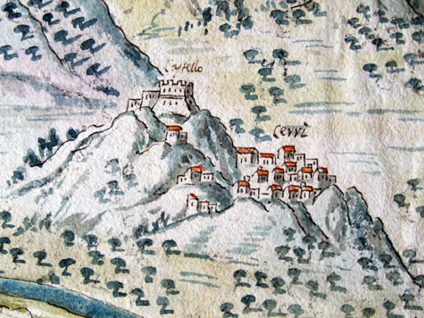 Nel castello di Cerro a Volturno rimangono le tracce della sua fondazione benedettina