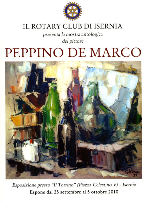 Peppino De Marco espone ad Isernia dal 25 settembre al 5 ottobre