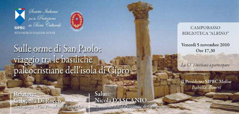5 novembre – Appuntamento da non perdere: Sulle orme di S. Paolo
