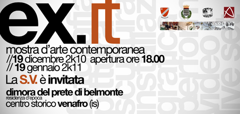 Una mostra di arte contemporanea a Venafro nel Palazzo dei marchesi del Prete di Belmonte