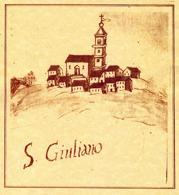 Spigolature araldiche. Due stemmi feudali a S. Giuliano del Sannio