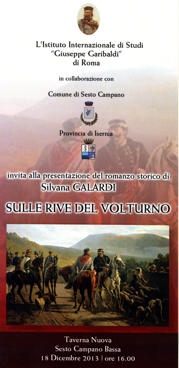Silvana Galardi. SULLE RIVE DEL VOLTURNO. Si presenta a Sesto Campano.18 dicembre ore 16