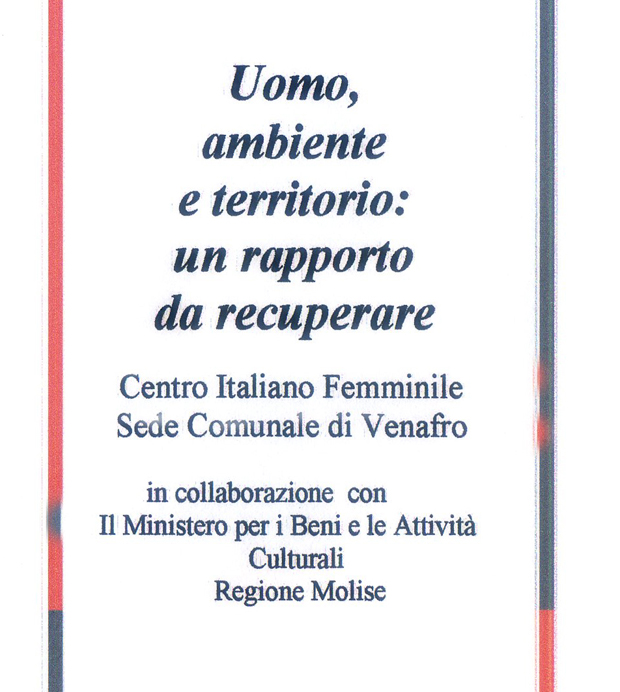 Domenica 29 giugno nel Castello di Venafro si parla di ambiente, arte e paesaggio