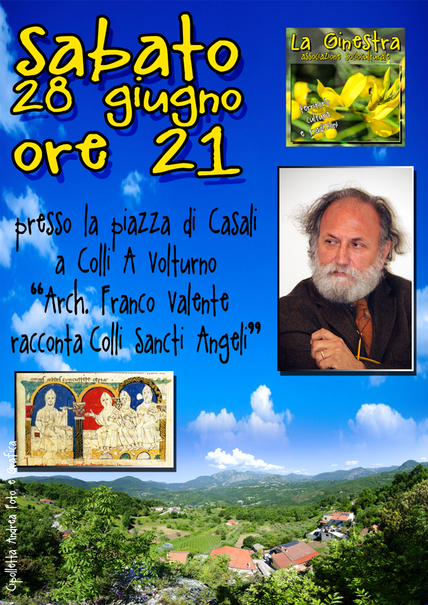 Anche quest’anno, raccontando raccontando. Ricomincio il 28 giugno da Colli Sancti Angeli e le Terre di S. Vincenzo al Volturno