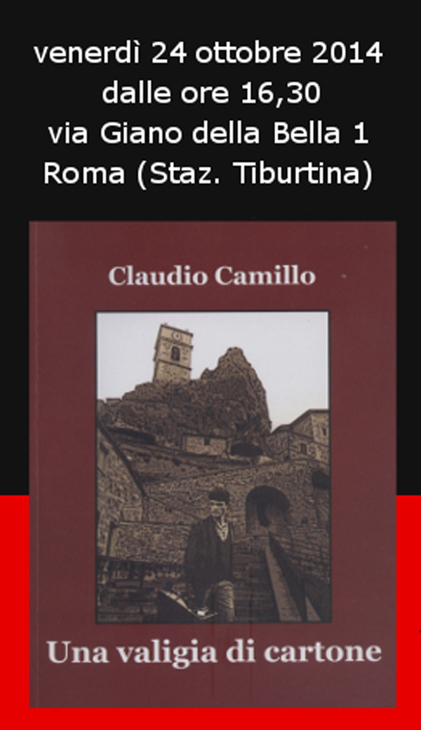 Forche Caudine vi invita il 24 ottobre. Una valigia di cartone. Claudio Camillo