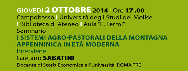 Da non perdere: Gaetano Sabatini a Campobasso il 2 ottobre 2014, ore 17