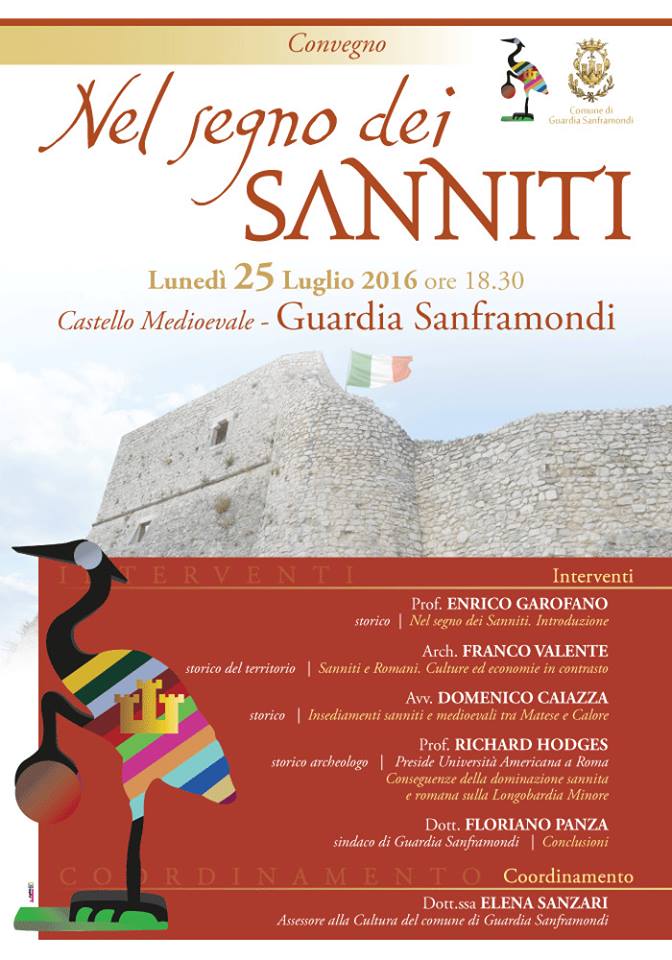 Nel segno dei Sanniti. Guardia Sanframondi 25 luglio 2016, ore 18,30