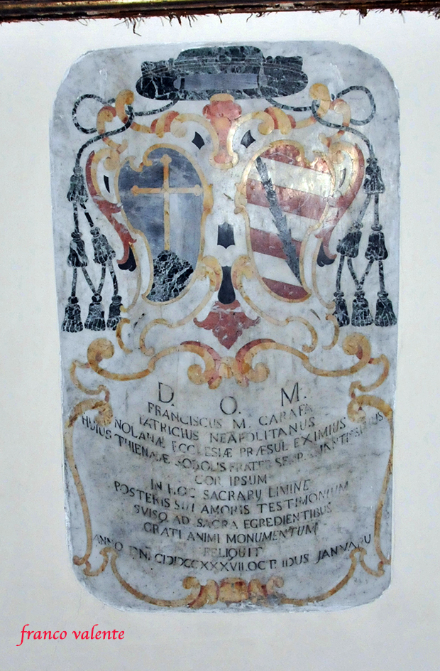 Francesco Maria Carafa della Spina, vescovo di Nola e figlio di Alfonso, duca di Montenero Valcocchiara, venne a Cupone nel 1714 a consacrare l’altare di S. Rocco